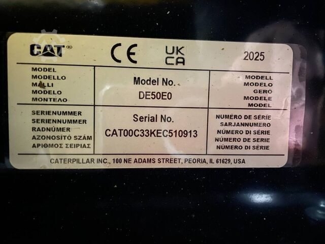 Aggregat Caterpillar DE50E0 - 50 kVA Generator - DPX-18006