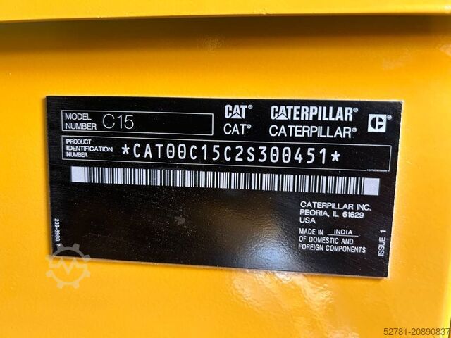 Aggregat Caterpillar DE550E0 - C15 - 550 kVA Generator - DPX-18027