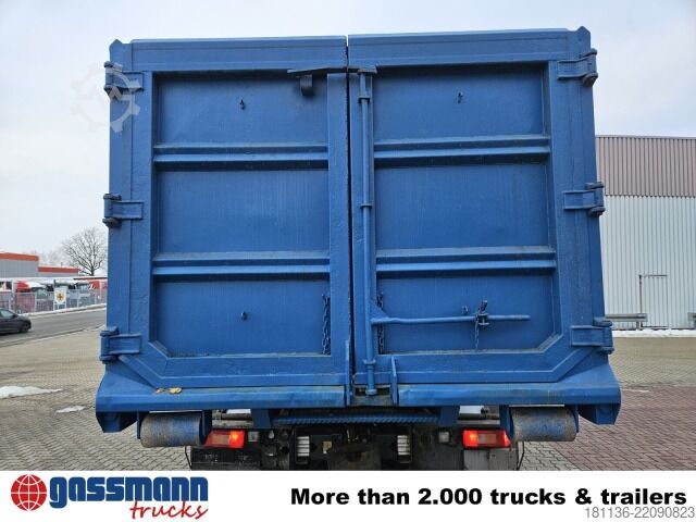 Roll-off container  BTE Abrollcontainer mit Kran Mec CL180.80.2Z