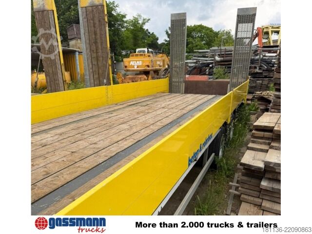 Low loader trailer  TAT-B 140, Verzinkt