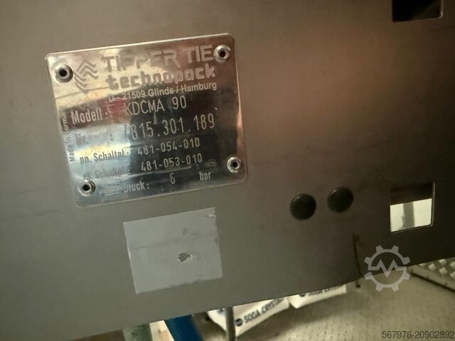 Fleischverarbeitungsmaschine Tipper Tie Technopack KDCM-A 90 Automatic Double Clipper