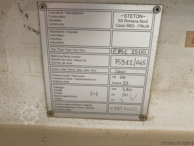 Verleimpresse Steton P 85 C 2500