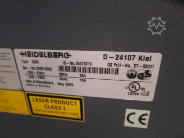 CTP UNIT HEIDELBERG TOPSETTER