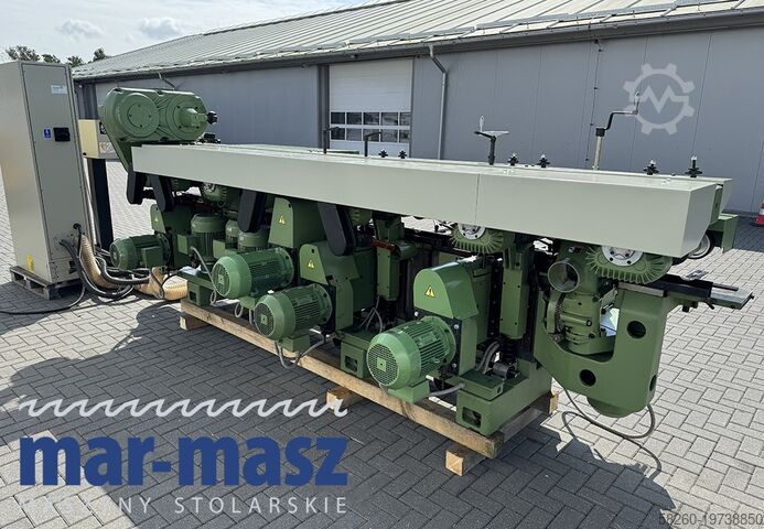 Four-sided planer with 8 heads WEINIG Hydromat 22 AL z podajnikiem