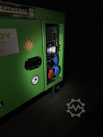Generator 7,2 KW / 9,0 kVA ENERGY Diesel Notstromaggregat 7,2 KW / 9,0 kVA