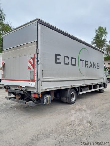 Flatbed truck with tarp MAN 12.250 , LBW , 3 x vorhanden