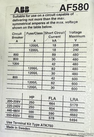 Frequency converter 630kW Schneider MX eco 4V630