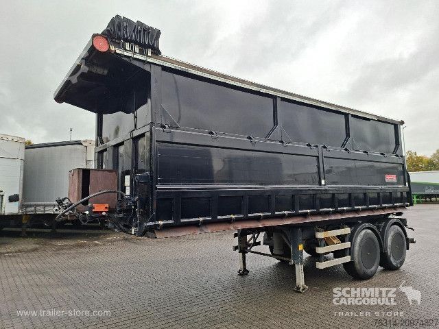 Tipper semitrailer Kempf Kipper Stahlrundmulde 36m³
