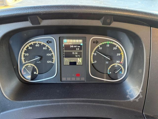 Box van MERCEDES-BENZ ATEGO 821 L Koffer 7 m LBW 1 T*Klima+EURO 6 D