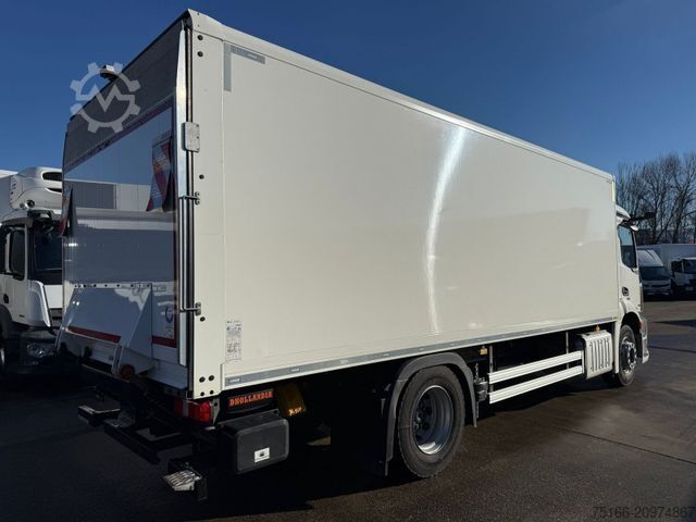 Box truck MERCEDES-BENZ ACTROS 1830 L Koffer 7 m LBW 2 T*LASI VDI*66 tkm