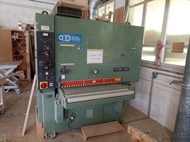 Breitbandschleifmaschine Kündig Titan 1100