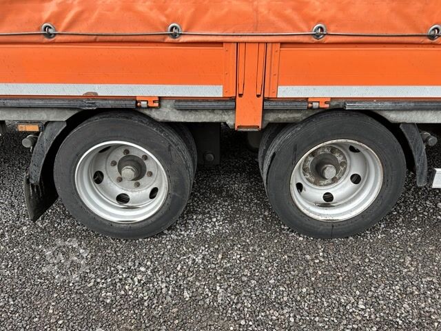 Low loader trailer Stürenberg Stürenberg Tandem Tieflader Plane Spriegel Rampen