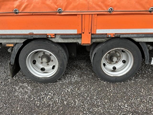 Low loader trailer Stürenberg Stürenberg Tandem Tieflader Plane Spriegel Rampen