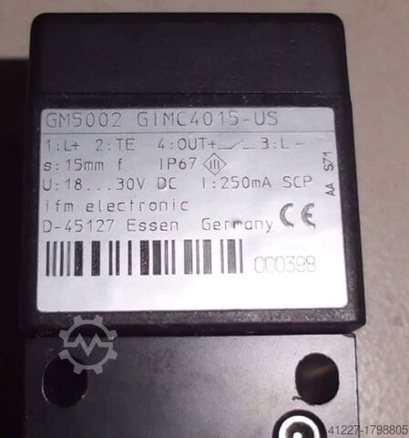 Inductive sensor IFM GM5002 GIMC-4015-US