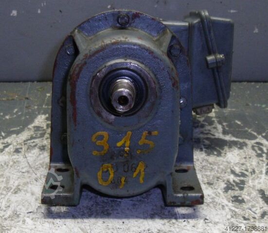 Geared motor 0.073 kW 315 rpm Bauer DK 5406/143