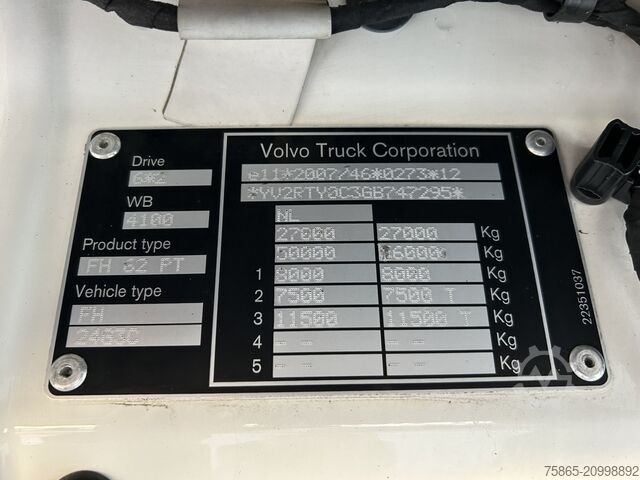 Standard-SZM Volvo FH 460 Globetrotter XL / 6x2 / 2 Tanks / Tacho ...