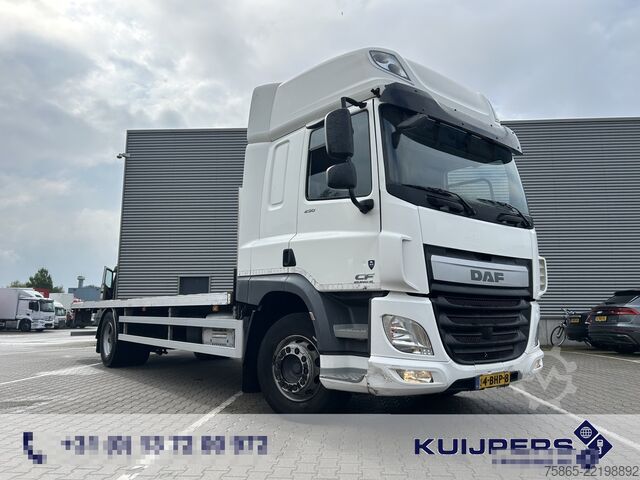 Plattformanhänger DAF CF 250 FA Space Cab / 622 dkm / Flat Bed - Plat...