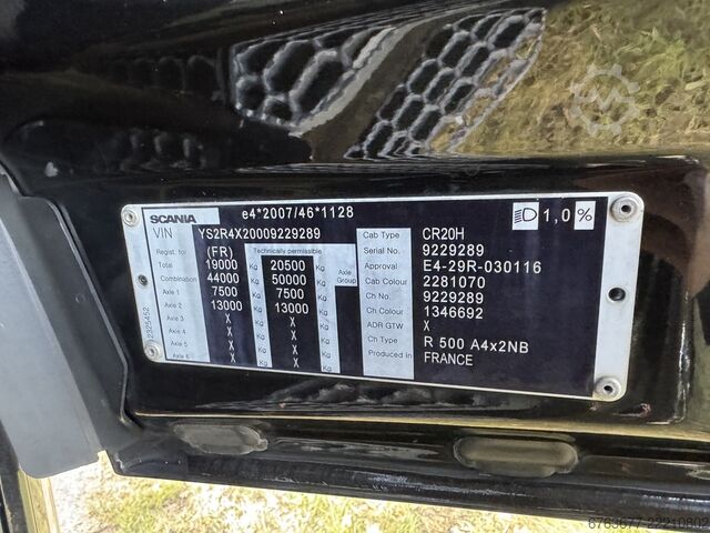 Scania R500 NGS 4x2 - Full air suspension - Automatic - Retarder - Euro 6 - Alcoa wheels - I Park Co SCANIA R500 NGS 4x2 - Full Air - Automaat -  Retarder - Euro 6  - Alcoa - I Park Cool -  2017 - TUV 08-2026