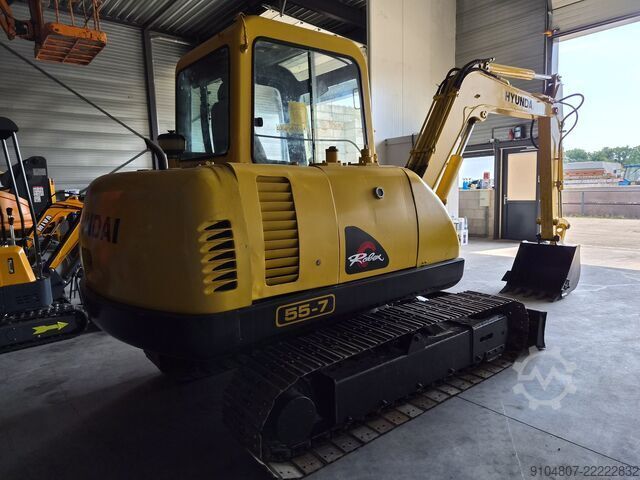 Crawler excavator Hyundai R55-7, Year 2013, Airconditioning