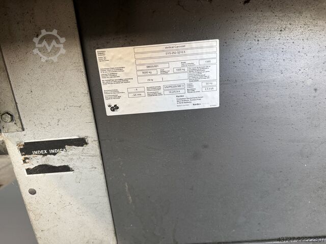 Paternoster storage / carousel storage system SSI Schäfer S75T1232-320223-13