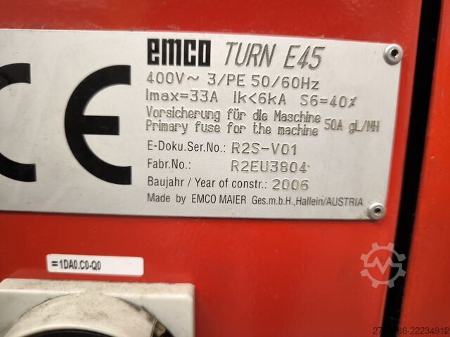 CNC lathe EMCO E45 EMCO E45