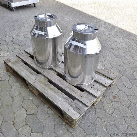 40 Liter Behälter aus V2A  8619