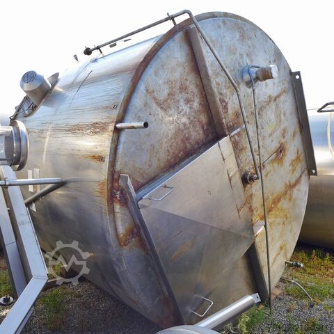 15000 Liter isolierter Rührwerksbehälter aus V2A mit Propellerrührwerk  8612