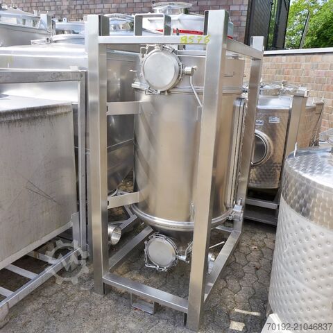 Bohle 400 Liter Pulver-Equilibrierungs-Container aus V4A  8576