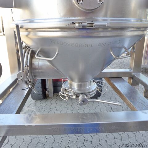 Bohle 400 Liter Pulver-Equilibrierungs-Container aus V4A  8576