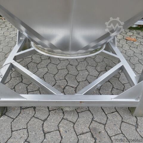 1500 Liter Schüttgutcontainer aus V4A Umformtechnik Hausach (UCON) 8575