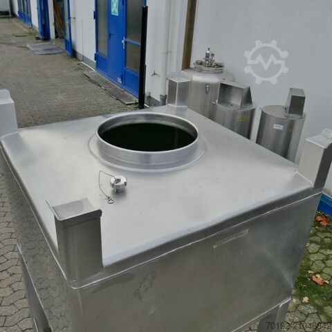 1500 Liter Schüttgutcontainer aus V4A Umformtechnik Hausach (UCON) 8575