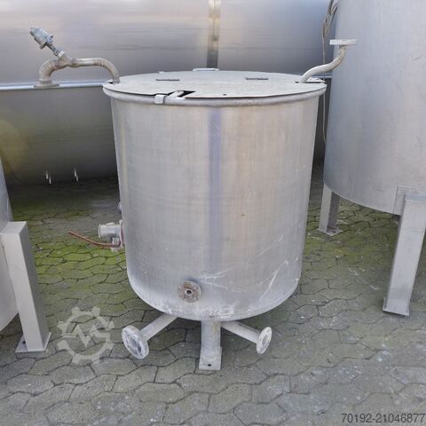 600 Liter Behälter aus V4A  8564
