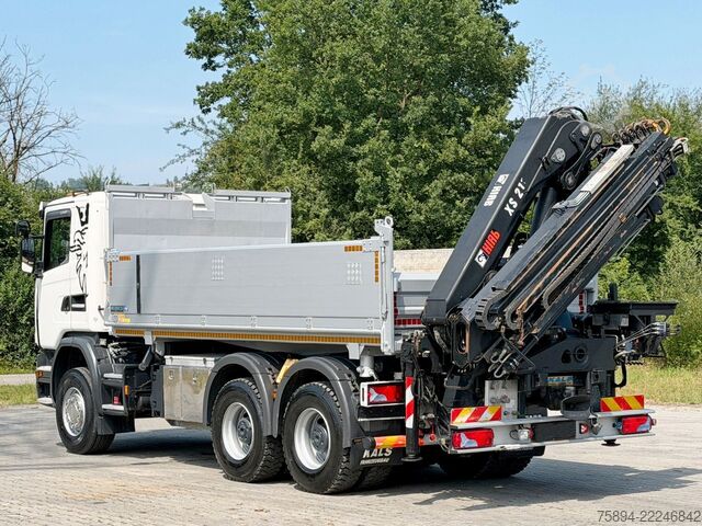 Autokran SCANIA G 410 * Kipper 5,20 m + KRAN/FUNK * 6x4 * TOP