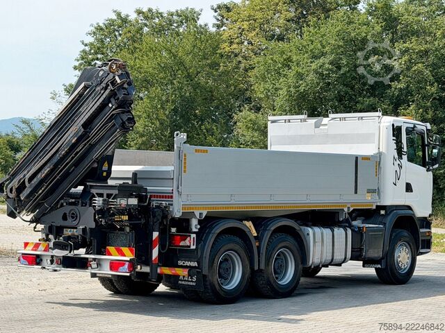 Autokran SCANIA G 410 * Kipper 5,20 m + KRAN/FUNK * 6x4 * TOP