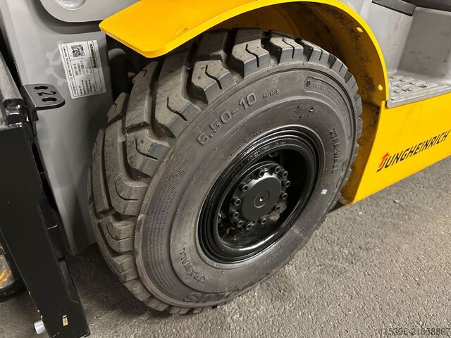 Treibgasstapler Jungheinrich TFG 316 - TRIPLEX 5,5 m - 78 Stunden !!!!