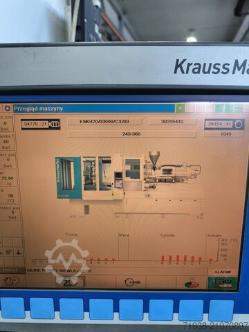 Spritzgießmaschine Krauss  Maffei KM 420-3000 CX