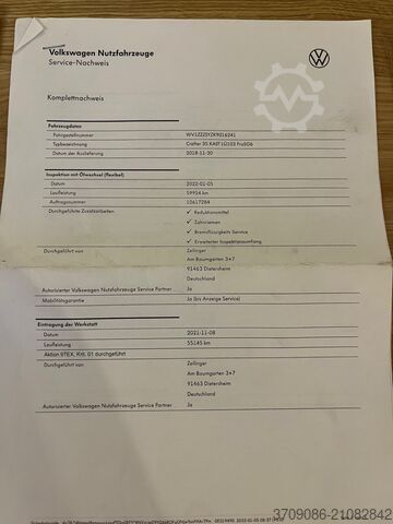 Panel van VW Crafter 35