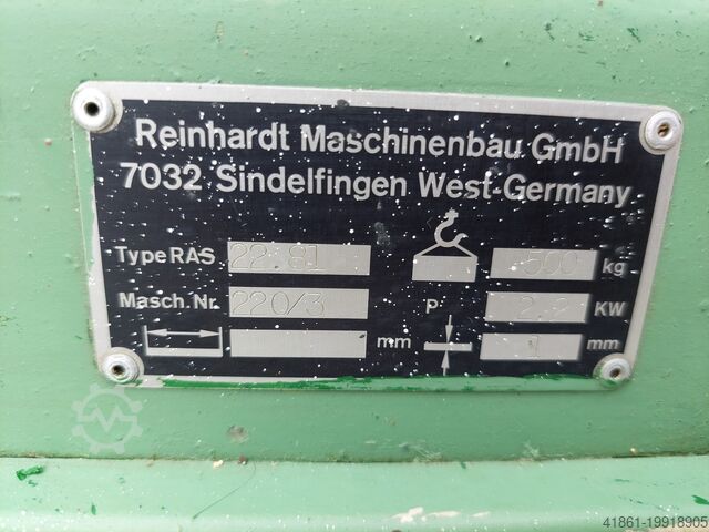 Kanalfalzformer RAS 22.81