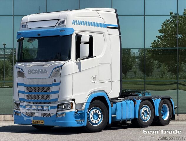 Standard tractor unit SCANIA S450 RETARDER ONLY 754.000 KM PARK AIRCO 2X TANK