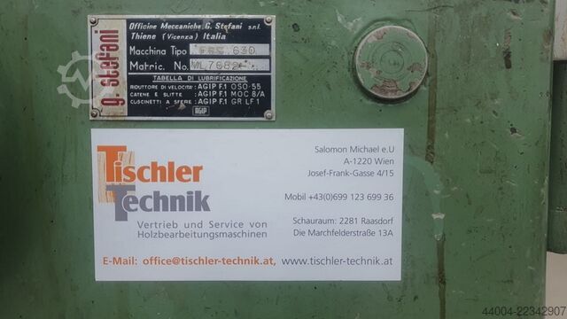 Jointer planer & thickness planer combination Stefani FSS 630
