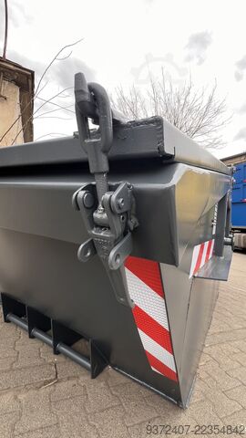 Skip container, skip bin, DIN 30720-1 CTG GmbH 5,5 - 12 cbm mit stahldeckel