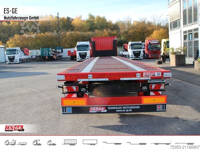 Auflieger mit Arbeitsbühne KÖGEL Multi Chassis. Rungen