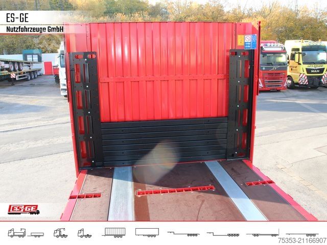 Auflieger mit Arbeitsbühne KÖGEL Multi Chassis. Rungen