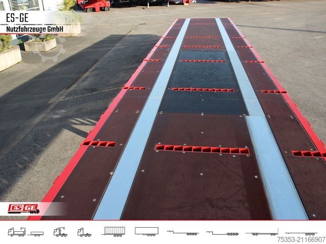 Auflieger mit Arbeitsbühne KÖGEL Multi Chassis. Rungen
