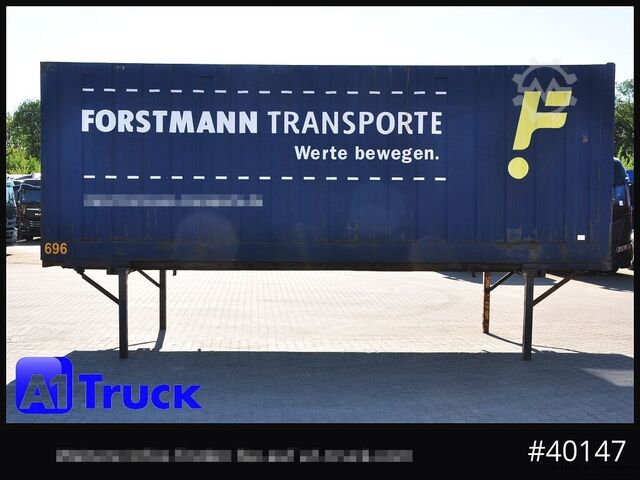 Wechselbrücke mit Kofferaufbau KRONE BDF 7,82 Container, 2700mm Innenhöhe, Portaltür