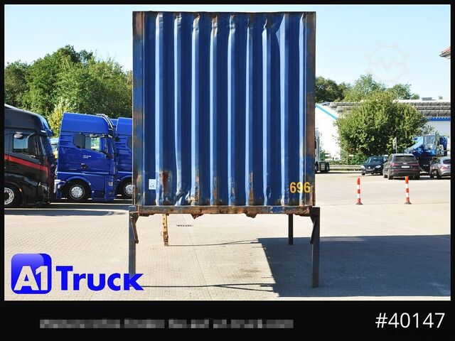 Wechselbrücke mit Kofferaufbau KRONE BDF 7,82 Container, 2700mm Innenhöhe, Portaltür