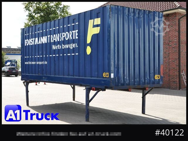 Wechselbrücke mit Kofferaufbau KRONE BDF 7,82 Container, 2700mm Innenhöhe, Portaltür