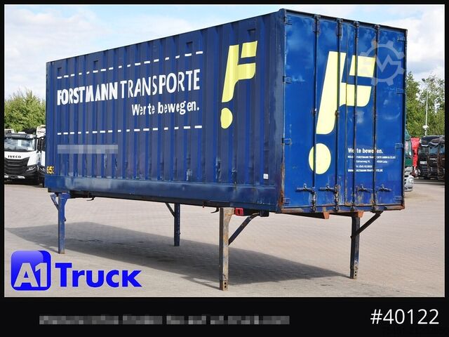 Wechselbrücke mit Kofferaufbau KRONE BDF 7,82 Container, 2700mm Innenhöhe, Portaltür