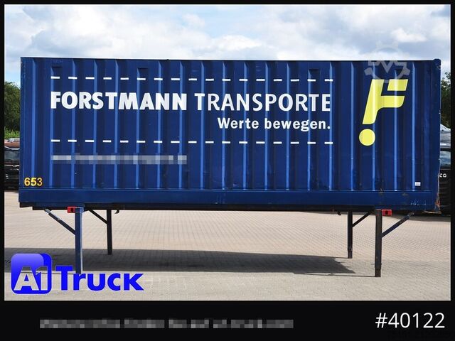 Wechselbrücke mit Kofferaufbau KRONE BDF 7,82 Container, 2700mm Innenhöhe, Portaltür