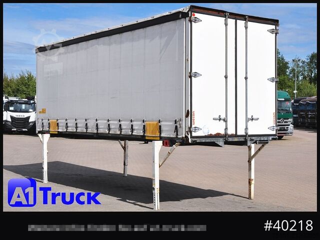 Wechselbrücke mit Pritsche & Plane WECON WPR 745, verzinkt, 2520  innen, Code XL